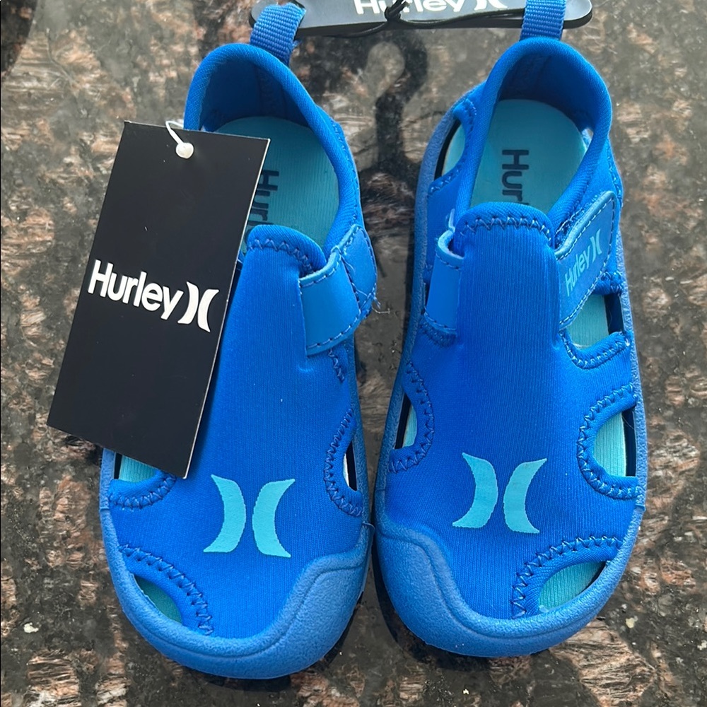 Hurley Blue Water Shoes Lightweight Slip-On